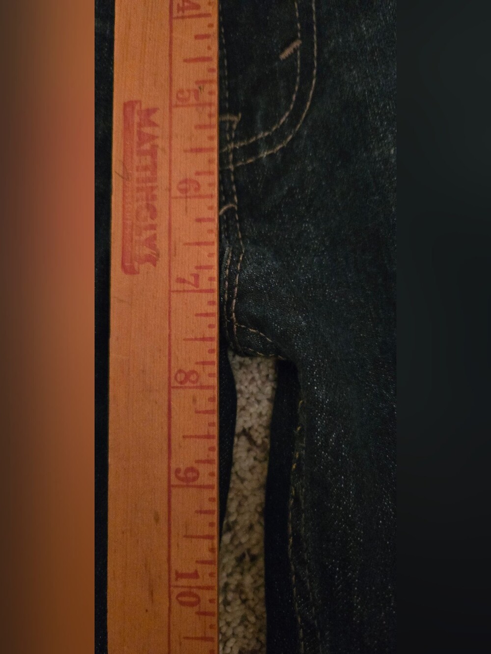 Levis 524 Too Superlow Jeans Womens Sz 7 Like New - Picture 5 of 7